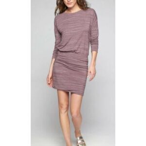 ATHLETA Womens Dress Size XS Purple Beyond Soft Knee Length $89.00